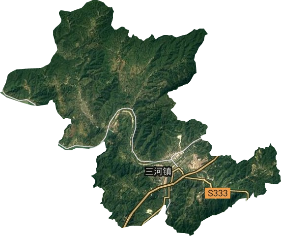 三河鎮(zhèn)衛(wèi)星圖
