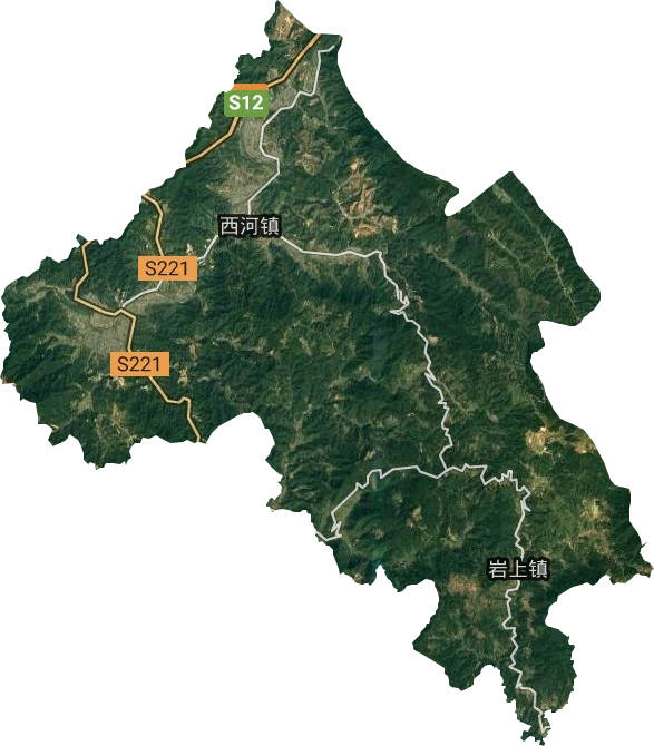 西河鎮(zhèn)衛(wèi)星圖