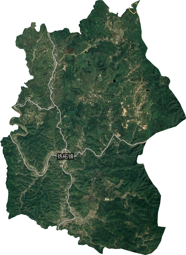 熱柘鎮衛星圖