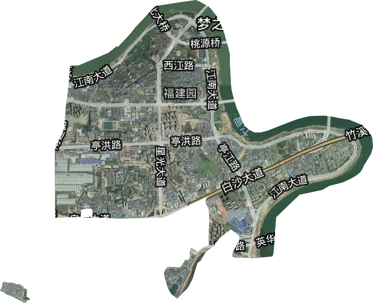 福建園街道衛(wèi)星圖