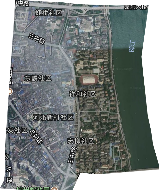 解放街道衛星圖