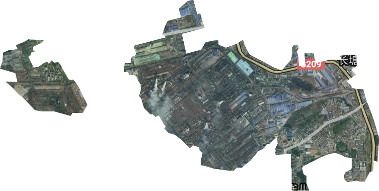 鋼城街道衛星圖