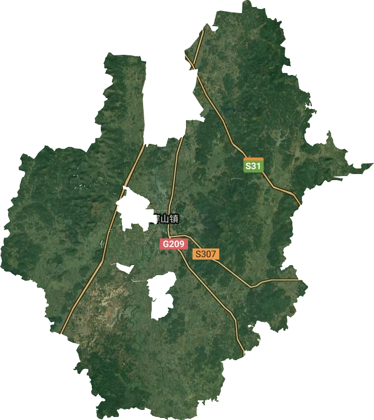 穿山鎮(zhèn)衛(wèi)星圖