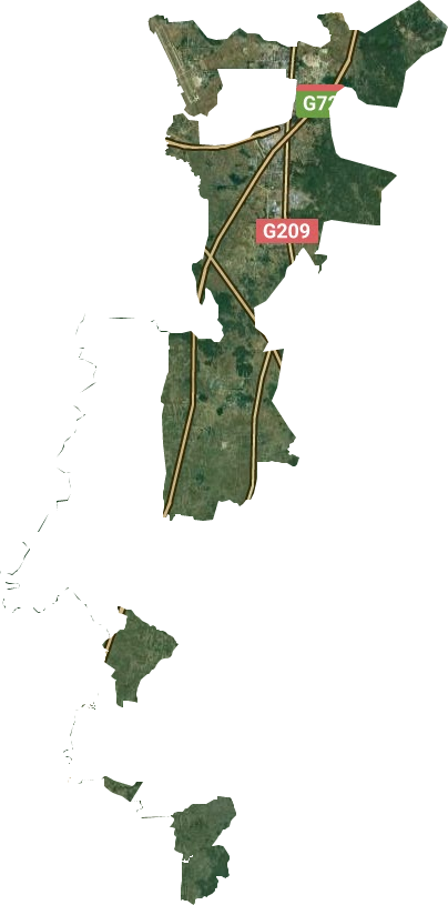 新興農場衛星圖