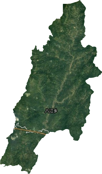 八江鄉衛星圖