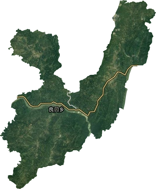 良口鄉(xiāng)衛(wèi)星圖
