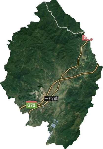 三街鎮衛星圖