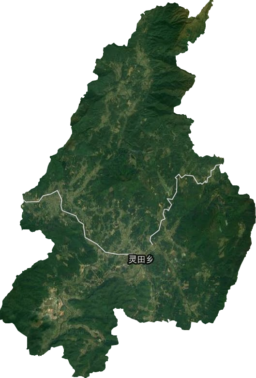 靈田鎮衛星圖