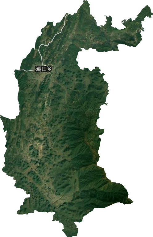 潮田鄉衛星圖