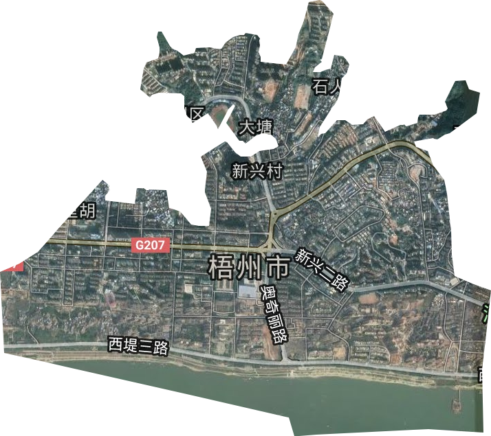 大塘街道衛(wèi)星圖