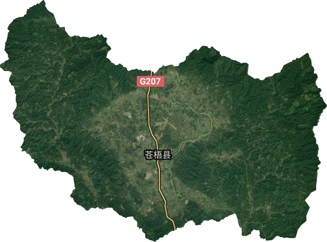 石橋鎮衛星圖