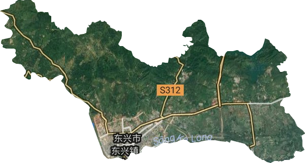 東興鎮衛星圖