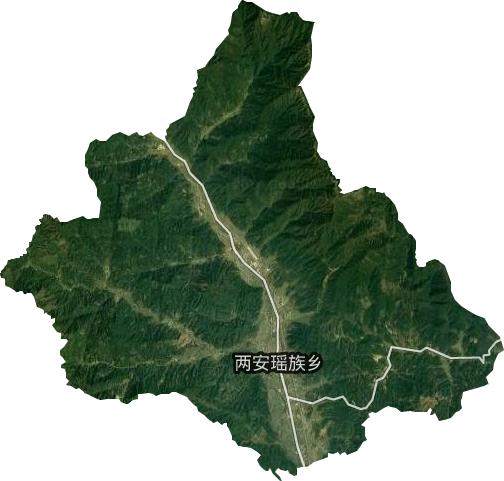 兩安瑤族鄉衛星圖
