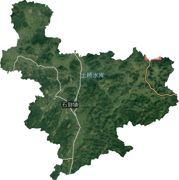 石別鎮(zhèn)衛(wèi)星圖