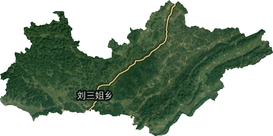 劉三姐鄉衛星圖