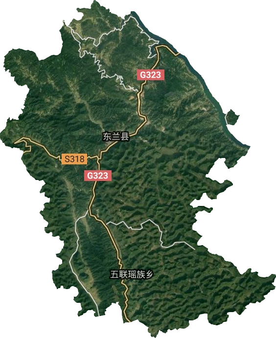 東蘭鎮(zhèn)衛(wèi)星圖