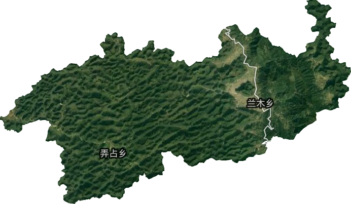 蘭木鄉衛星圖