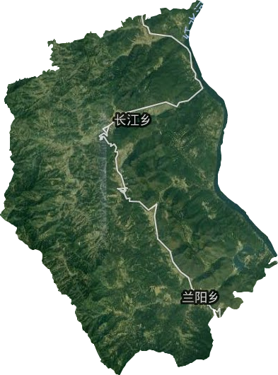 長江鄉衛星圖