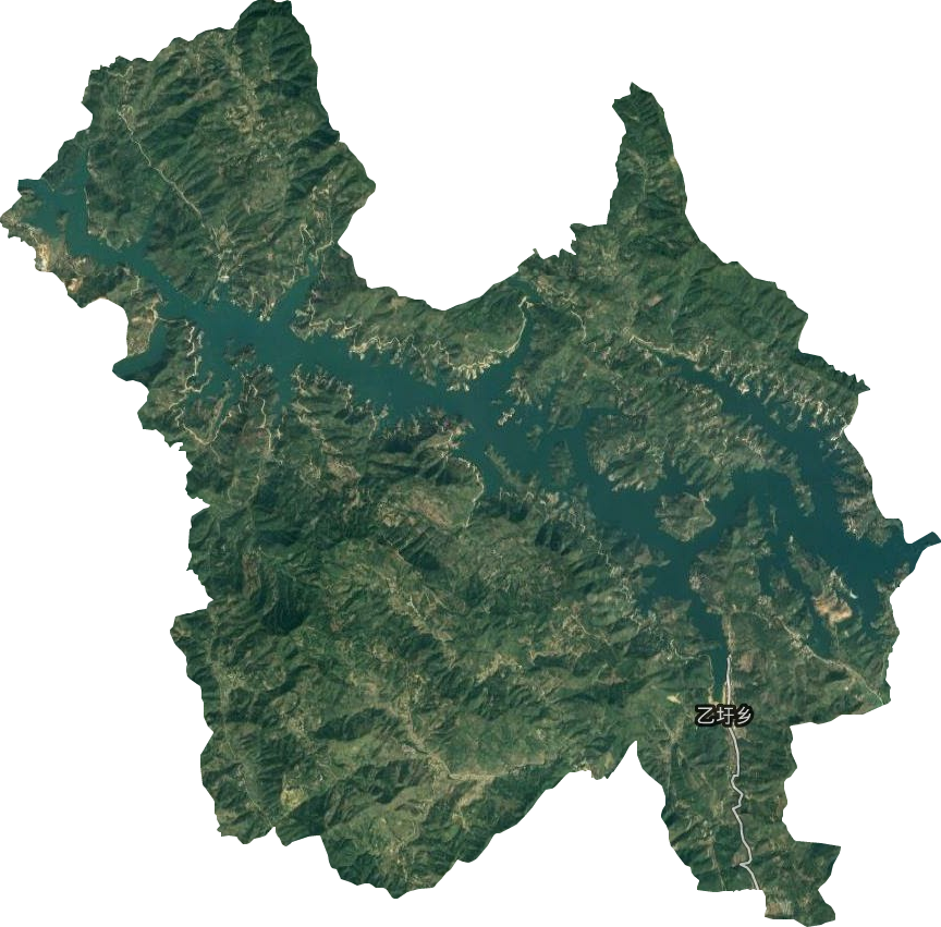 乙圩鄉衛星圖