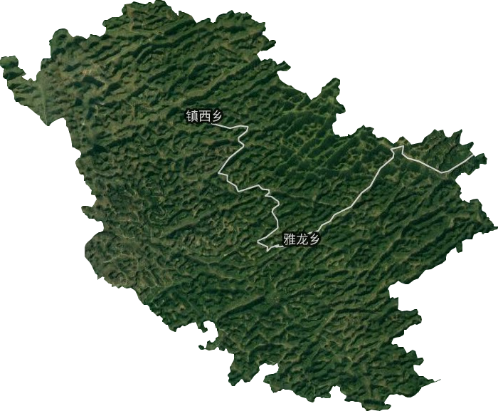 雅龍鄉衛星圖