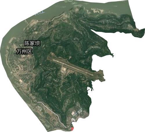 陳家壩街道衛星圖