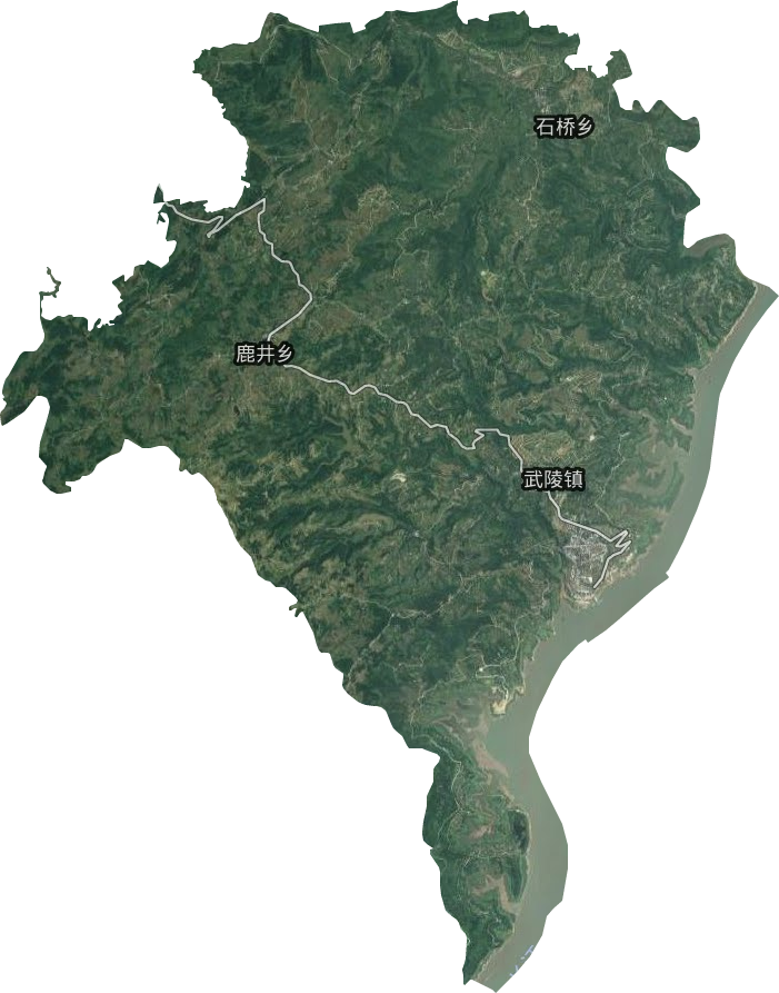 武陵鎮衛星圖