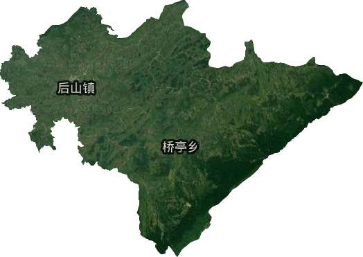 后山鎮衛星圖