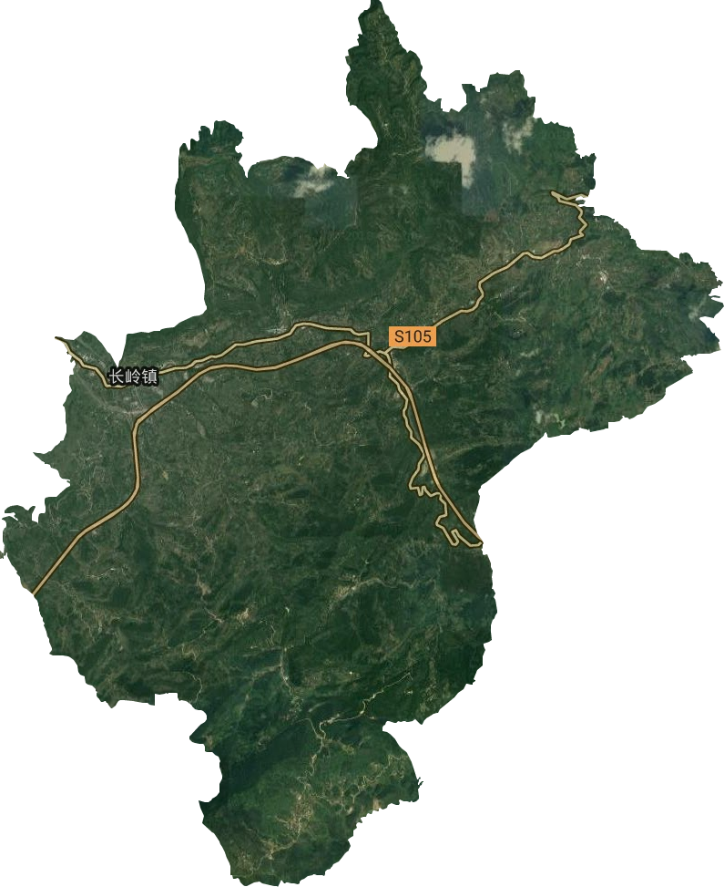 長(zhǎng)嶺鎮(zhèn)衛(wèi)星圖
