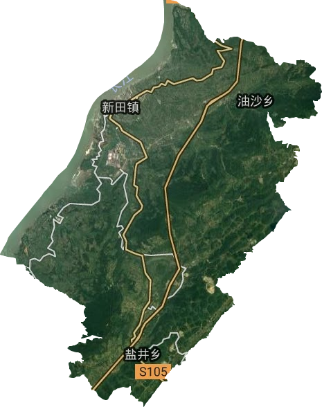 新田鎮(zhèn)衛(wèi)星圖