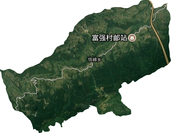 鐵峰鄉衛星圖