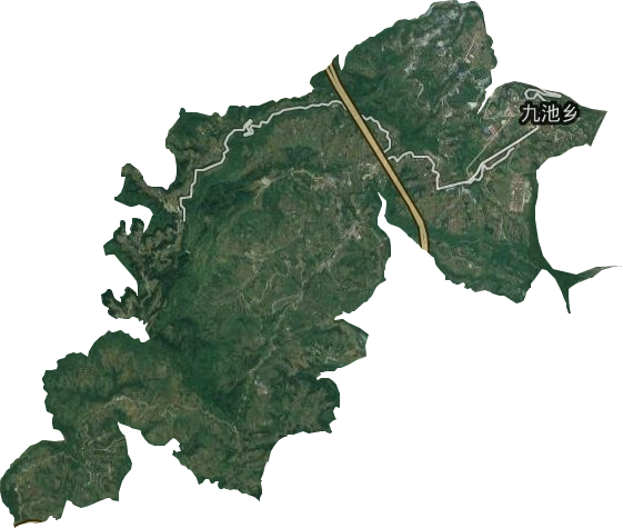 九池鄉衛星圖
