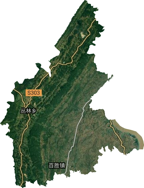 百勝鎮(zhèn)衛(wèi)星圖