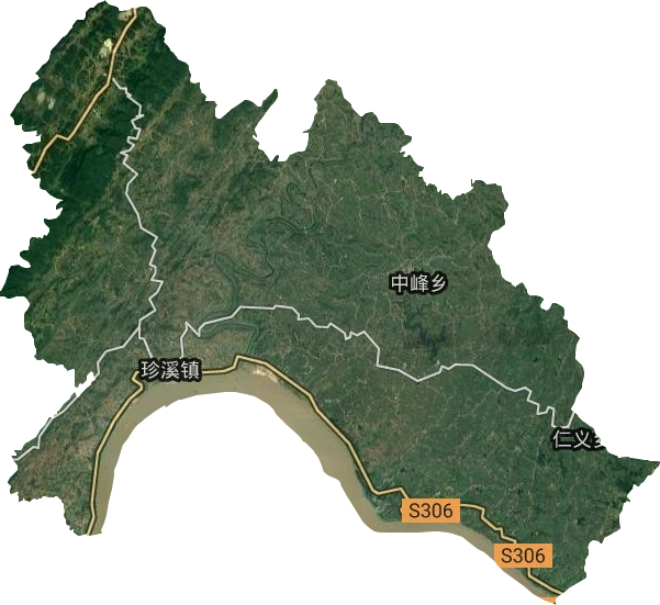 珍溪鎮衛星圖