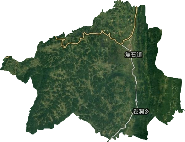 焦石鎮衛星圖