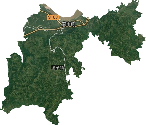 藺市鎮(zhèn)衛(wèi)星圖