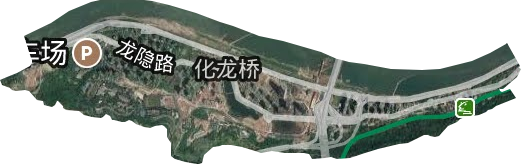 化龍橋街道衛星圖