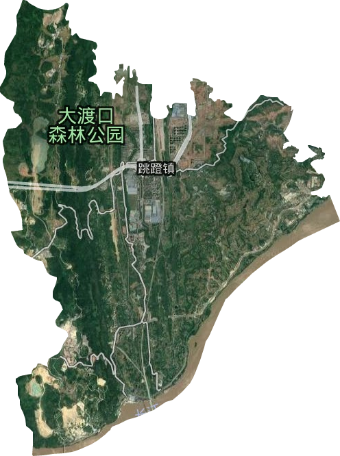 跳磴鎮衛星圖