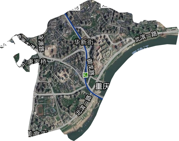 華新街街道衛(wèi)星圖