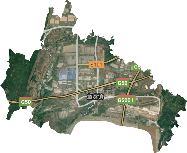 魚嘴鎮(zhèn)人民政府衛(wèi)星圖