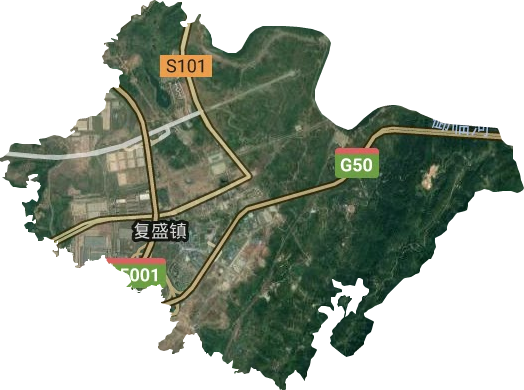 復盛鎮人民政府衛星圖