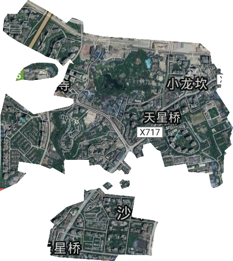 天星橋街道衛星圖