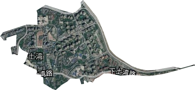 土灣街道衛星圖