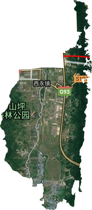 西永街道衛(wèi)星圖