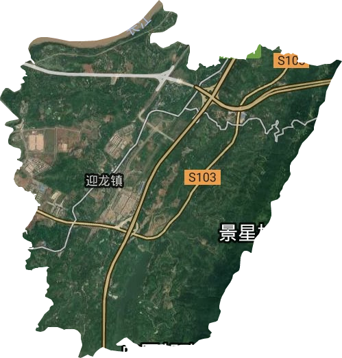 迎龍鎮衛星圖