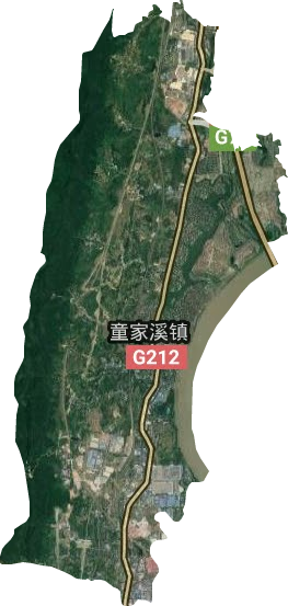 童家溪鎮衛星圖