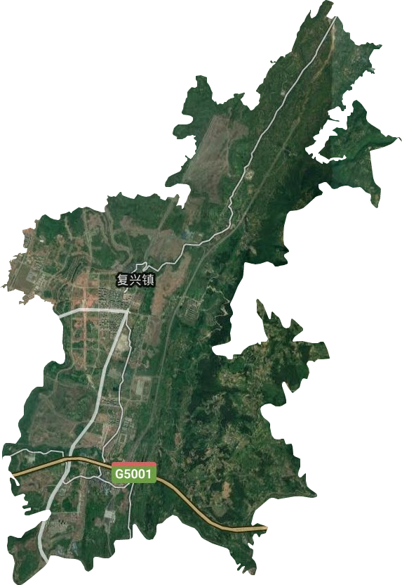 復興鎮衛星圖