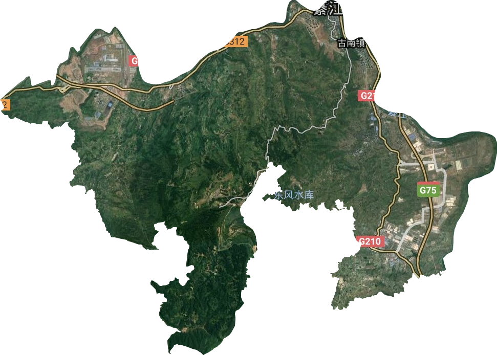 古南街道衛星圖