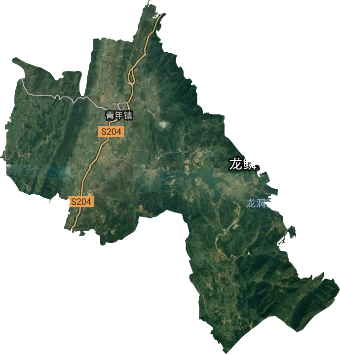 青年鎮衛星圖