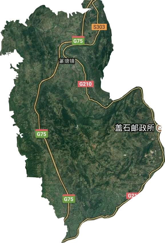 篆塘鎮(zhèn)衛(wèi)星圖