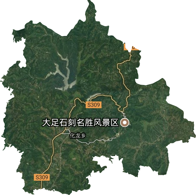 寶頂鎮衛星圖